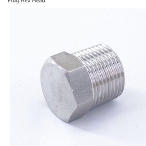 Hex Head Plug Pipe Fitting Industrial Plumbing Part Metal